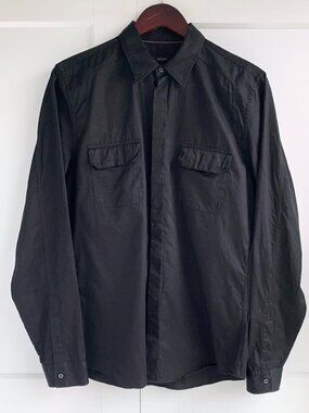 GUCCI Button Down Dress Shirt Long Sleeve Slim Fit Men's Size 41-16